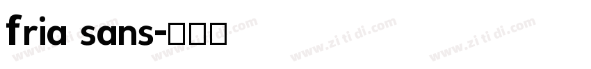 fria sans字体转换